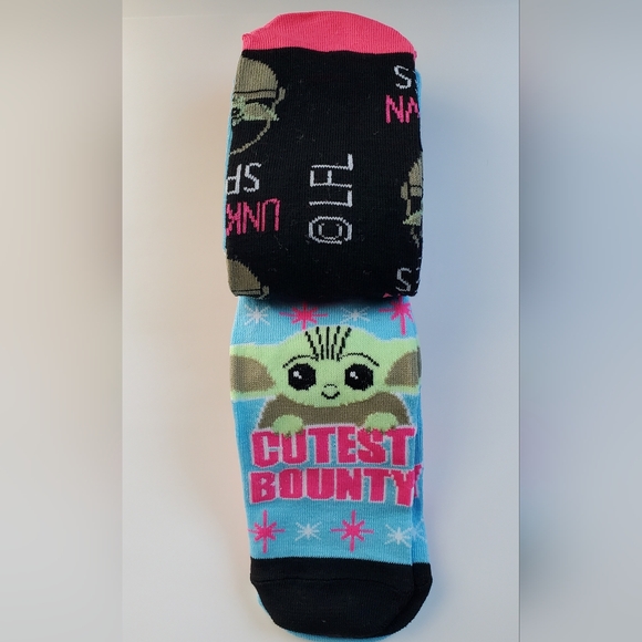 Baby Yoda Socks Ladies 6-Pair No-Show MultiColor Polyester. Shoe Sz. 4 - 10 NWT - Picture 6 of 7